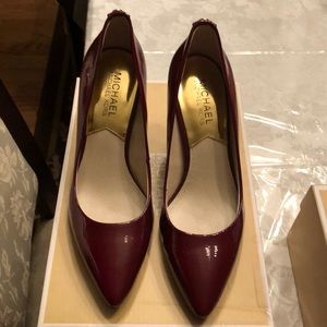 Michael Kors mid pump 2 1/4 inches height heels